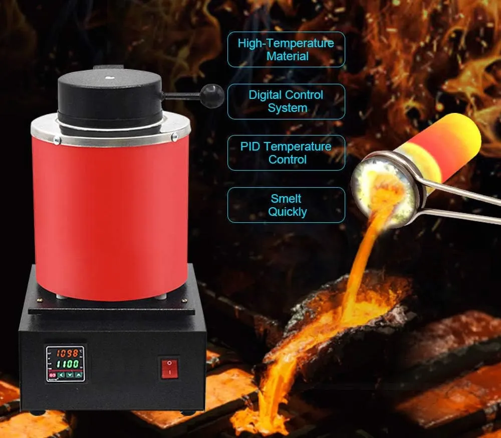 Electric Digital Metal Melting Furnace Kit