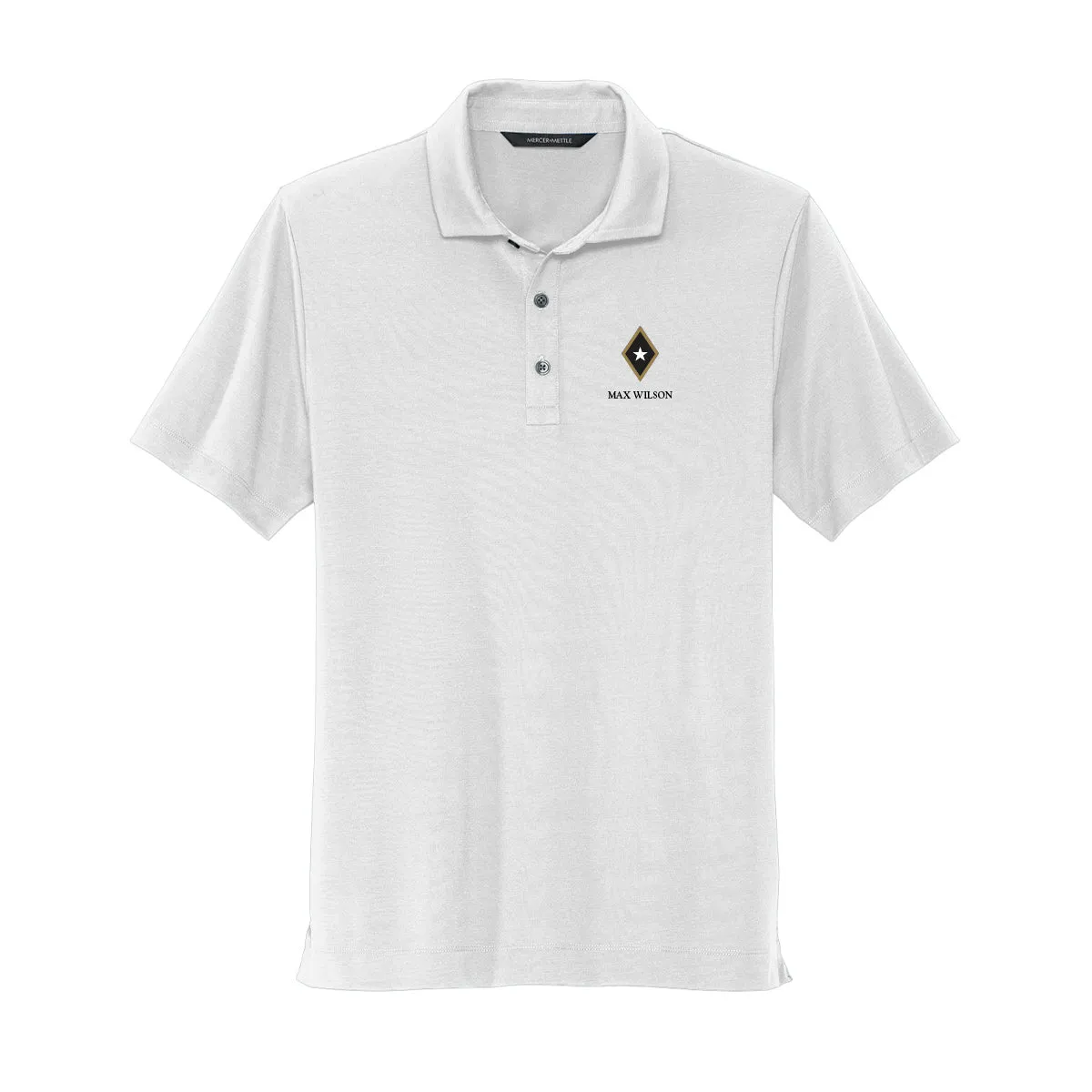 FIJI White Badge Polo