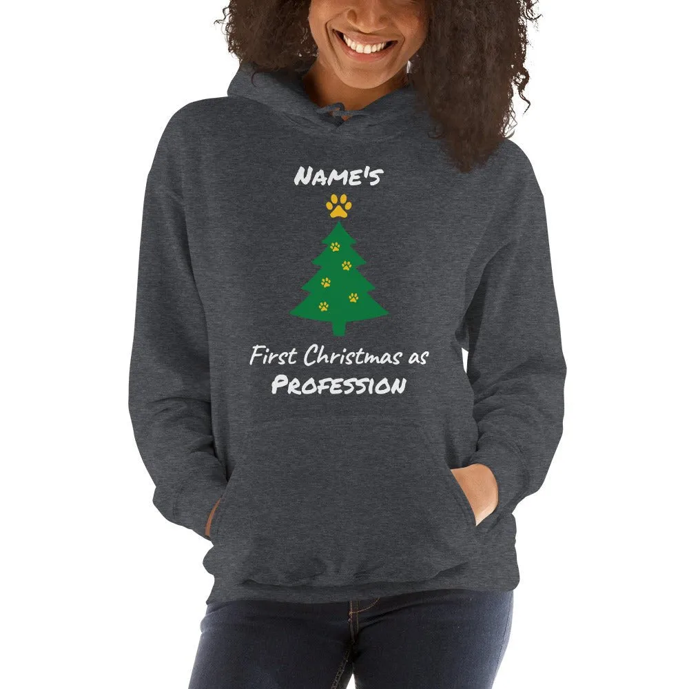 First Christmas As - Personalizable Unisex Hoodie