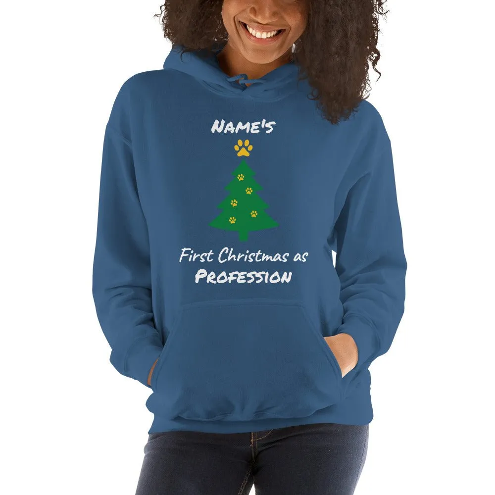 First Christmas As - Personalizable Unisex Hoodie