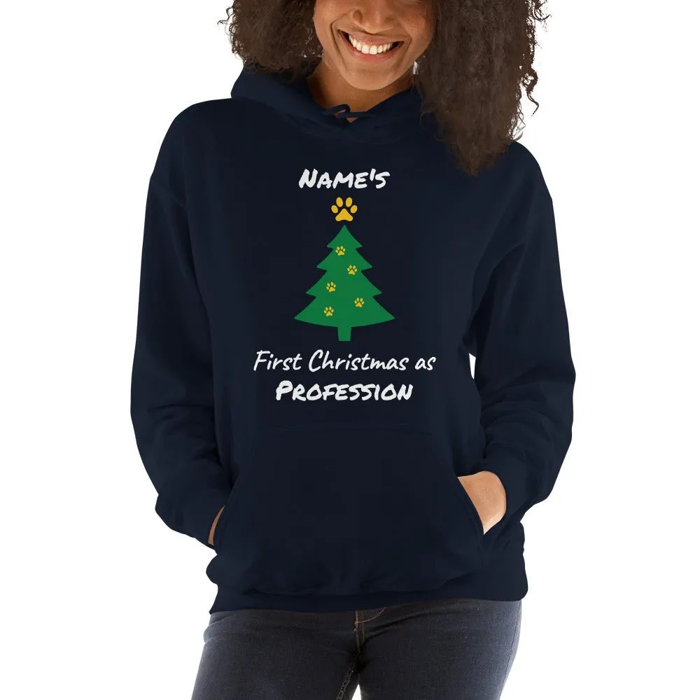 First Christmas As - Personalizable Unisex Hoodie