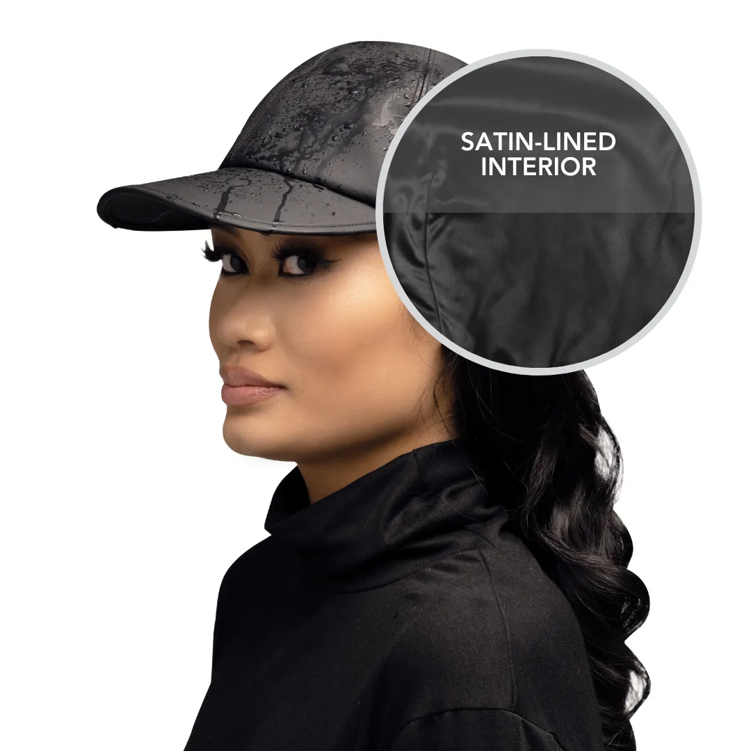 Hairbrella Satin-Lined, Waterproof Baseball Cap - Bundle (2)