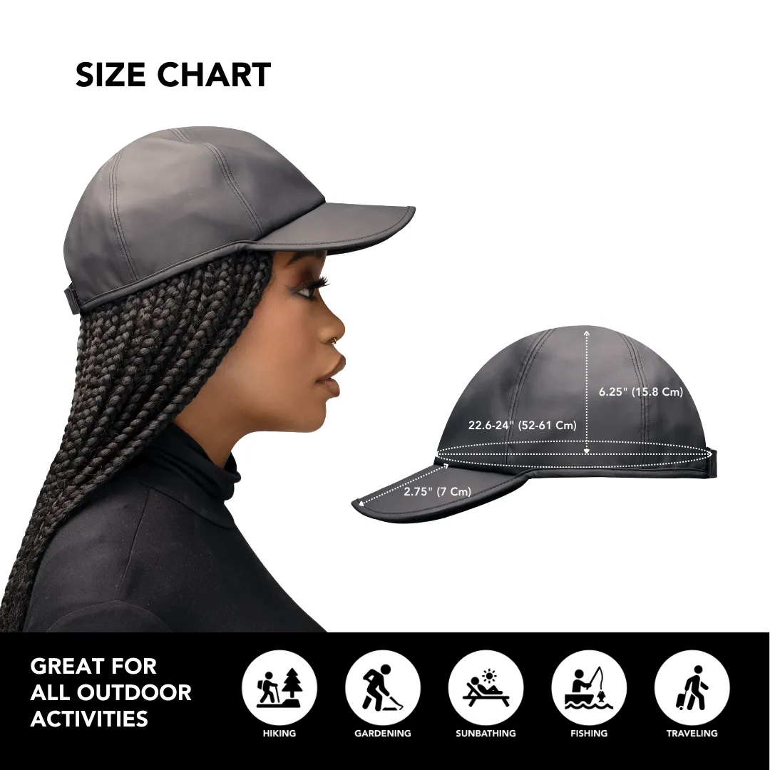 Hairbrella Satin-Lined, Waterproof Baseball Cap - Bundle (2)