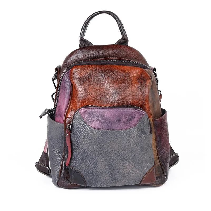 Handmade Leather Backpack for Women