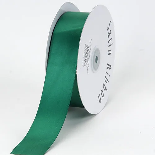 Hunter Green - Satin Ribbon Single Face - ( W: 5/8 Inch | L: 100 Yards )