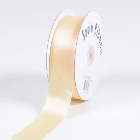 Ivory - Satin Ribbon Single Face - ( W: 1/4 Inch | L: 100 Yards )