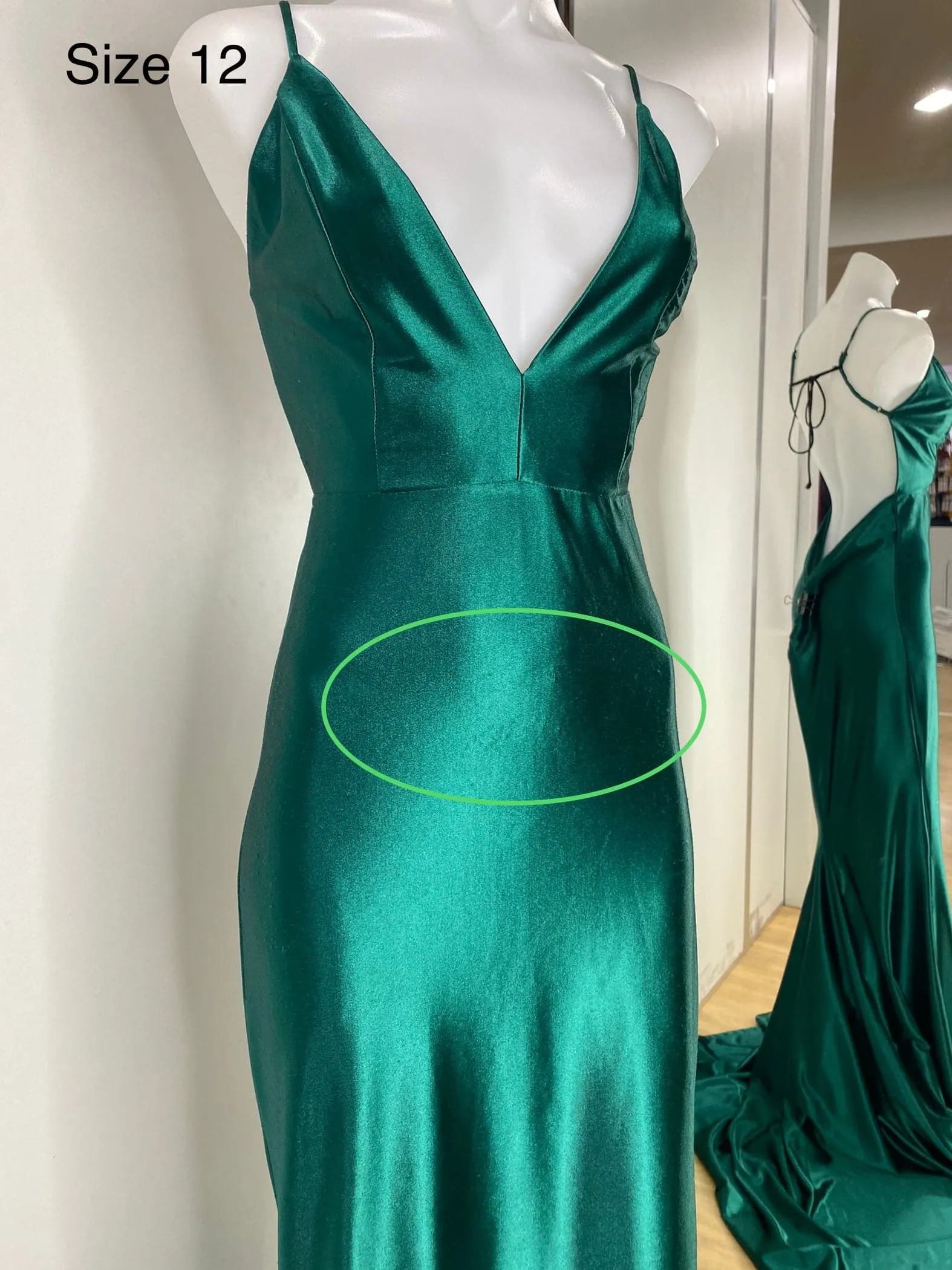 Kendall Formal Gown - Emerald Green [SAMPLE]