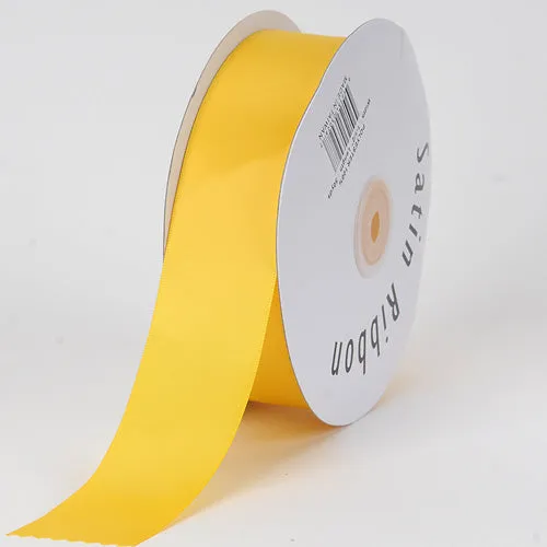 Light Gold - Satin Ribbon Single Face - ( W: 1/8 Inch | L: 100 Yards )