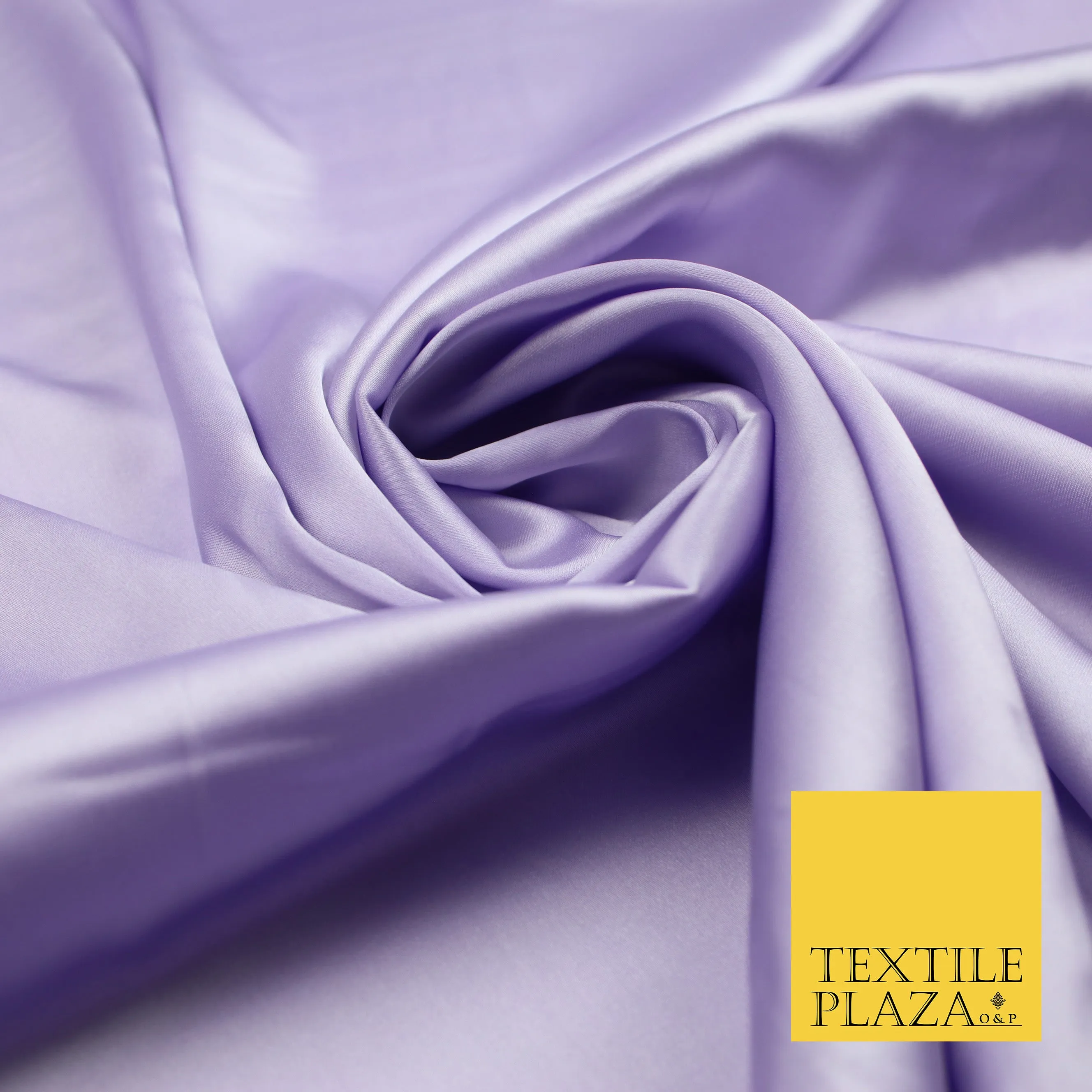 Light Lilac Fine Silky Smooth Liquid Sateen Satin Dress Fabric Drape Lining Material 7855