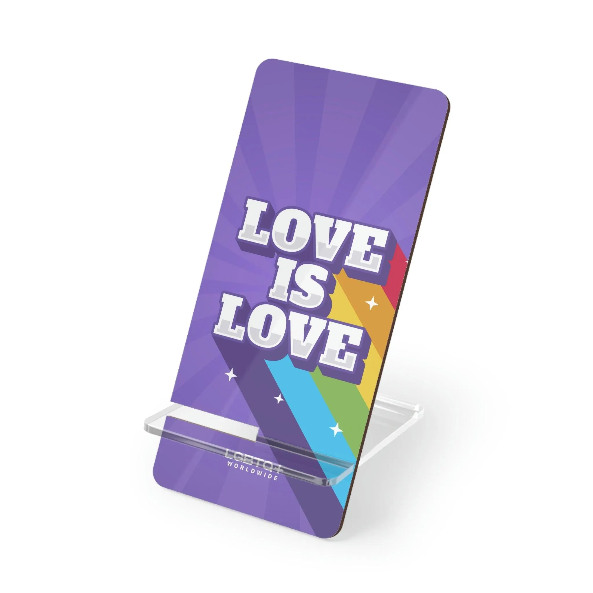 ,,LOVE IS LOVE" Handyhalter für Smartphones