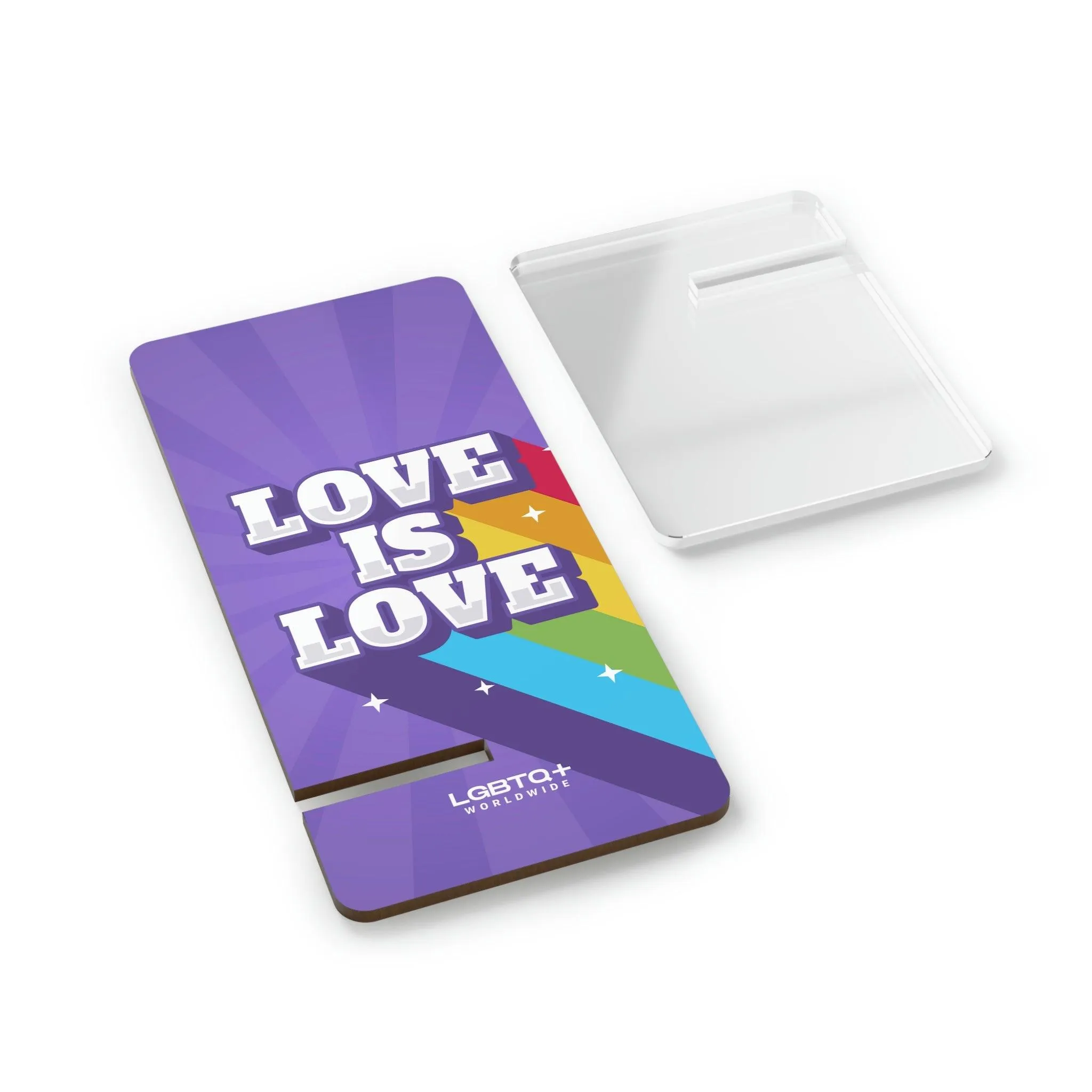 ,,LOVE IS LOVE" Handyhalter für Smartphones