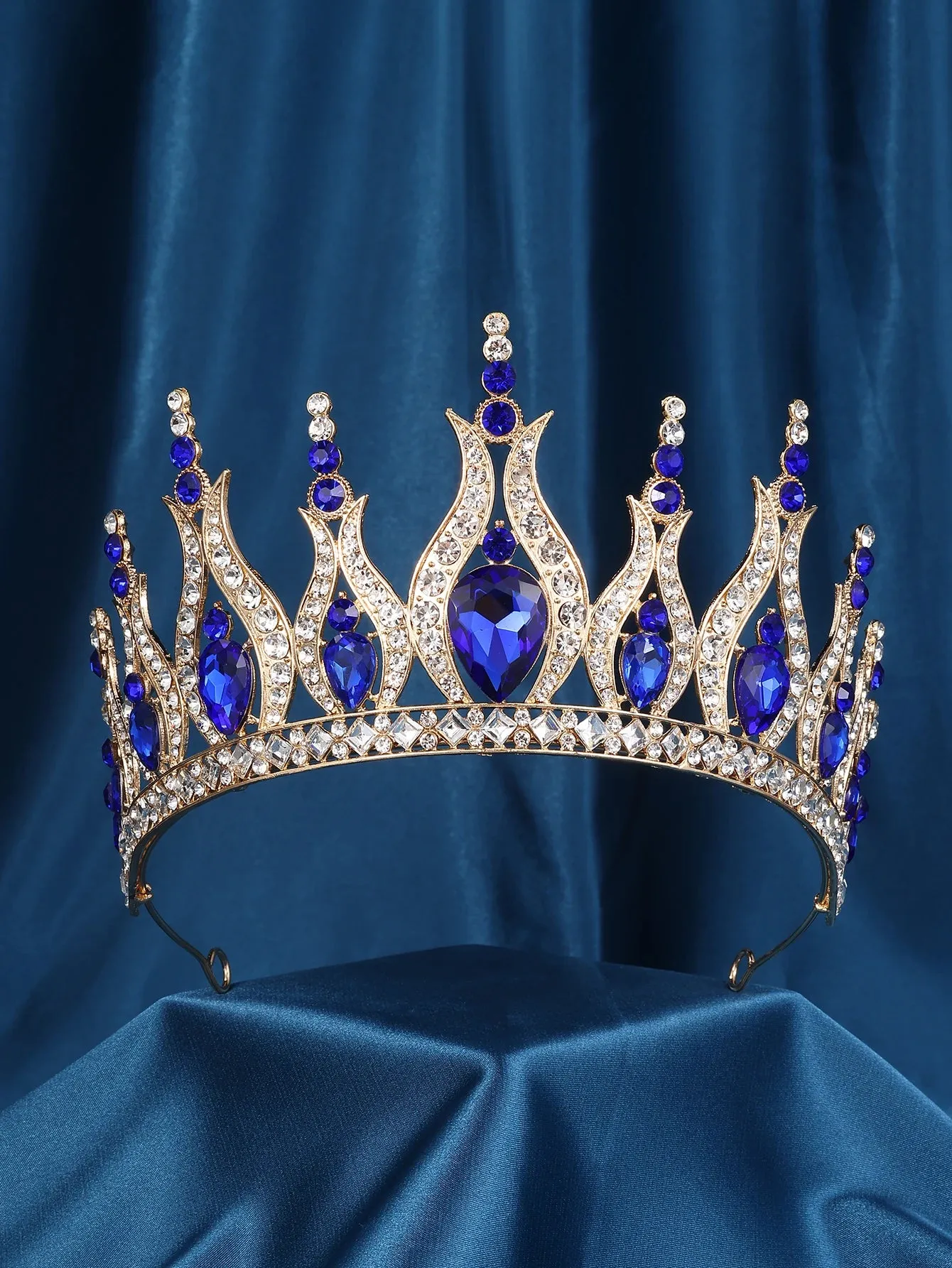 Luxury Crystal Crown Tiara Pageant Hair Accessories