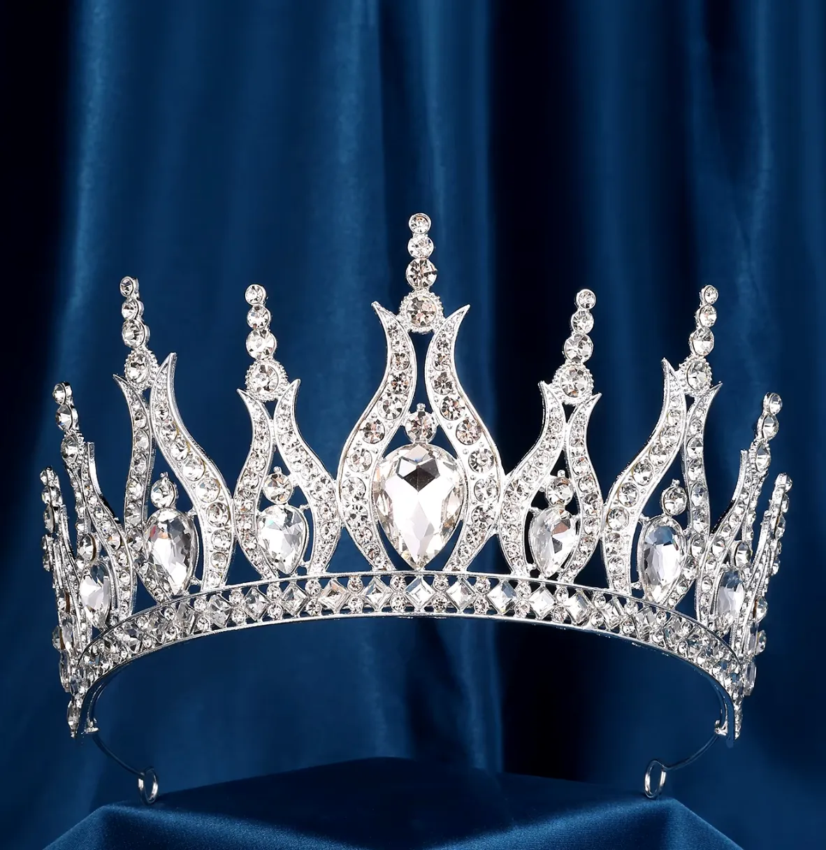 Luxury Crystal Crown Tiara Pageant Hair Accessories