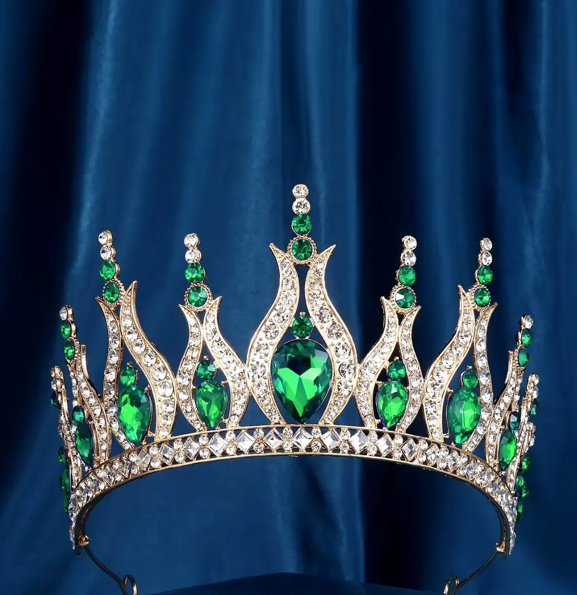 Luxury Crystal Crown Tiara Pageant Hair Accessories