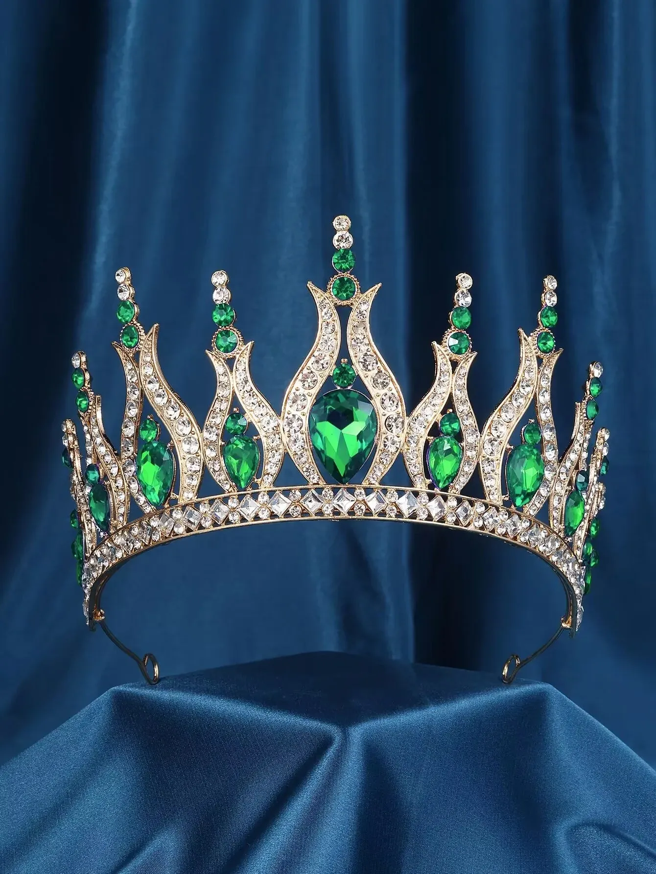 Luxury Crystal Crown Tiara Pageant Hair Accessories