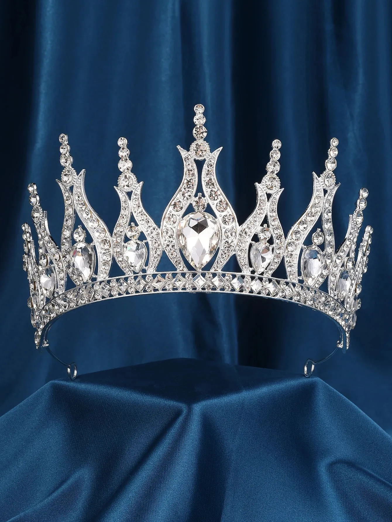 Luxury Crystal Crown Tiara Pageant Hair Accessories