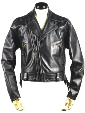 Men's Black Leather Jacket