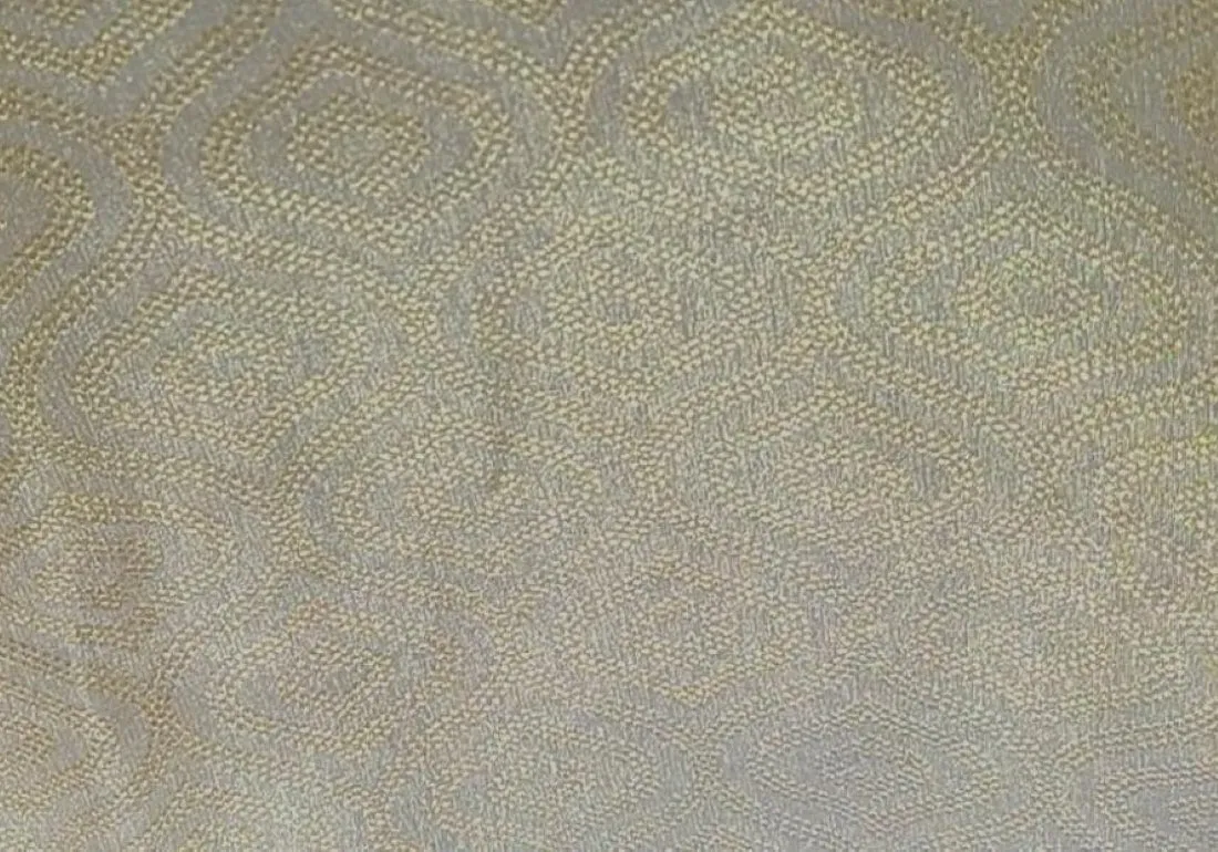 Metallic tissue jacquard fabric gold 44" wide