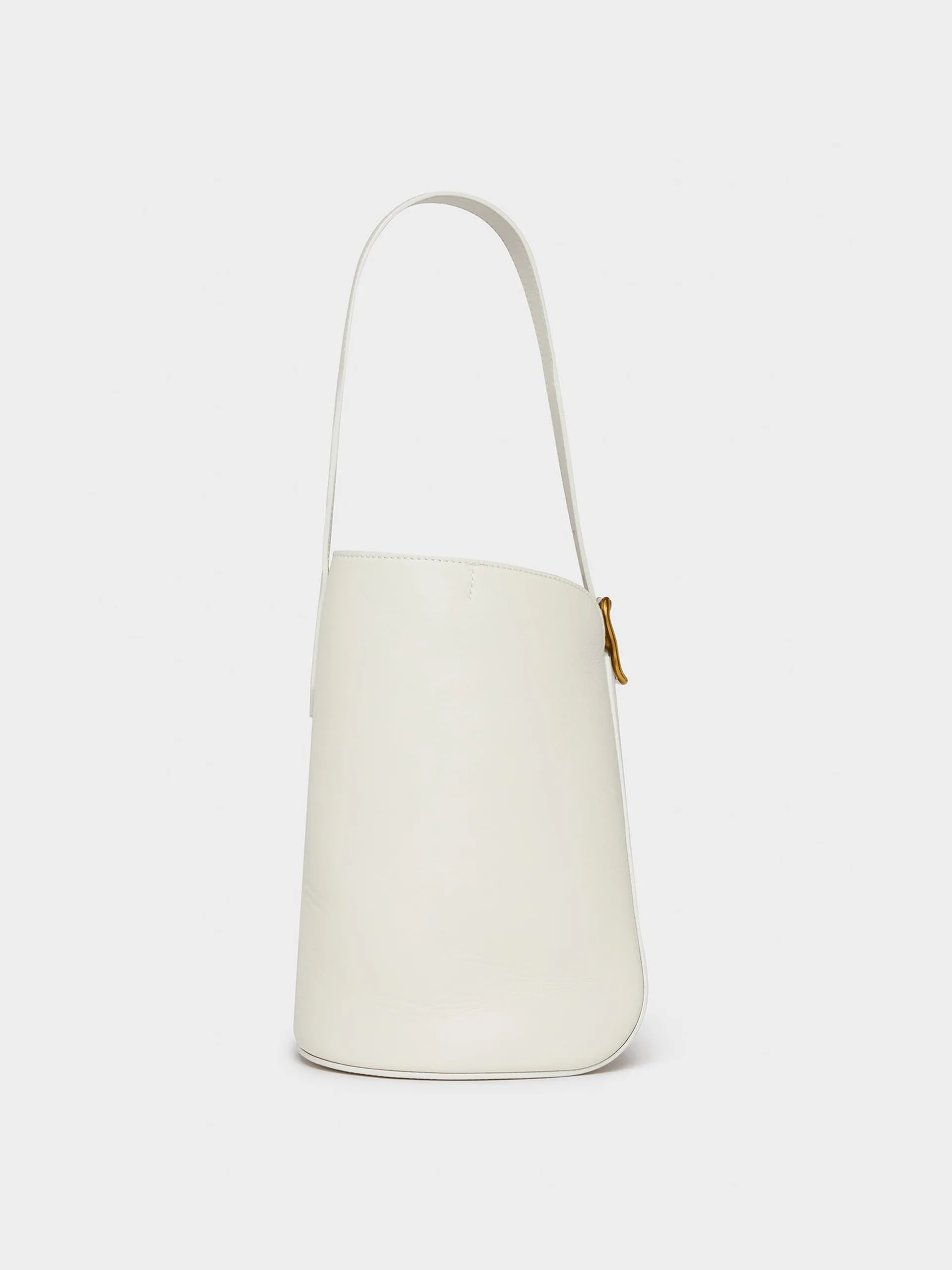 Mini cream Quiver bucket bag