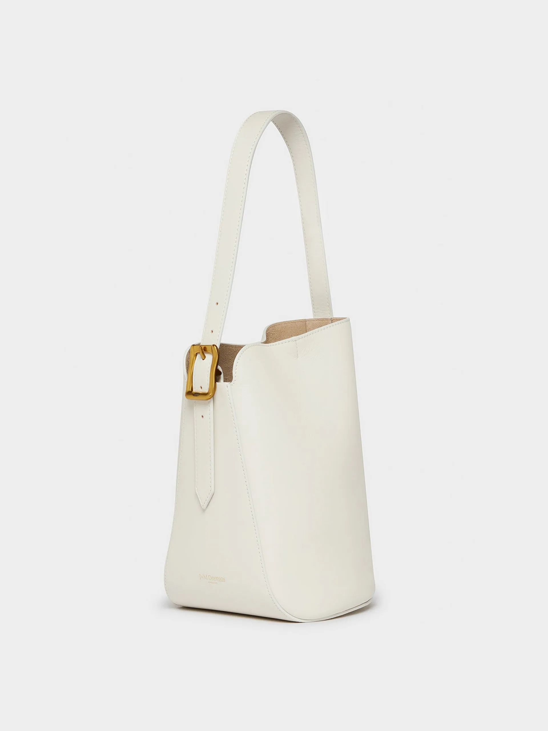 Mini cream Quiver bucket bag