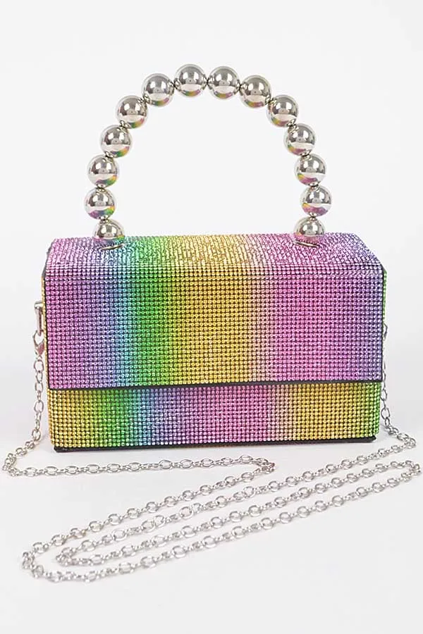 Multicolor Top Handle Bag