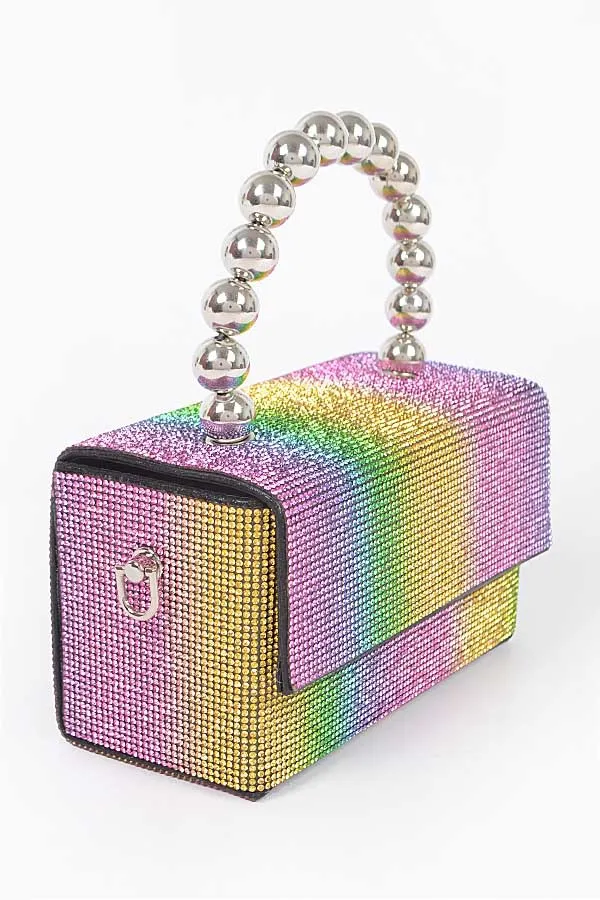 Multicolor Top Handle Bag