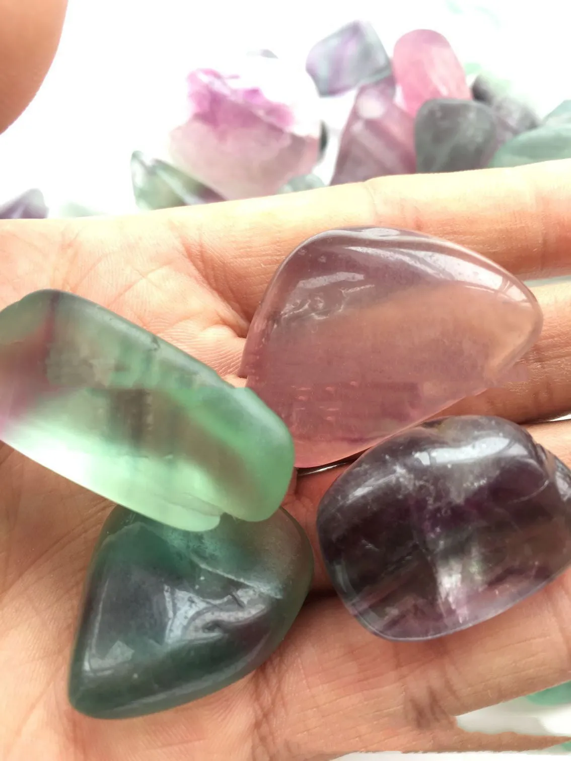 Natural Crystal Color Fluorite