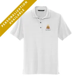 New! Kappa Alpha White Crest Polo