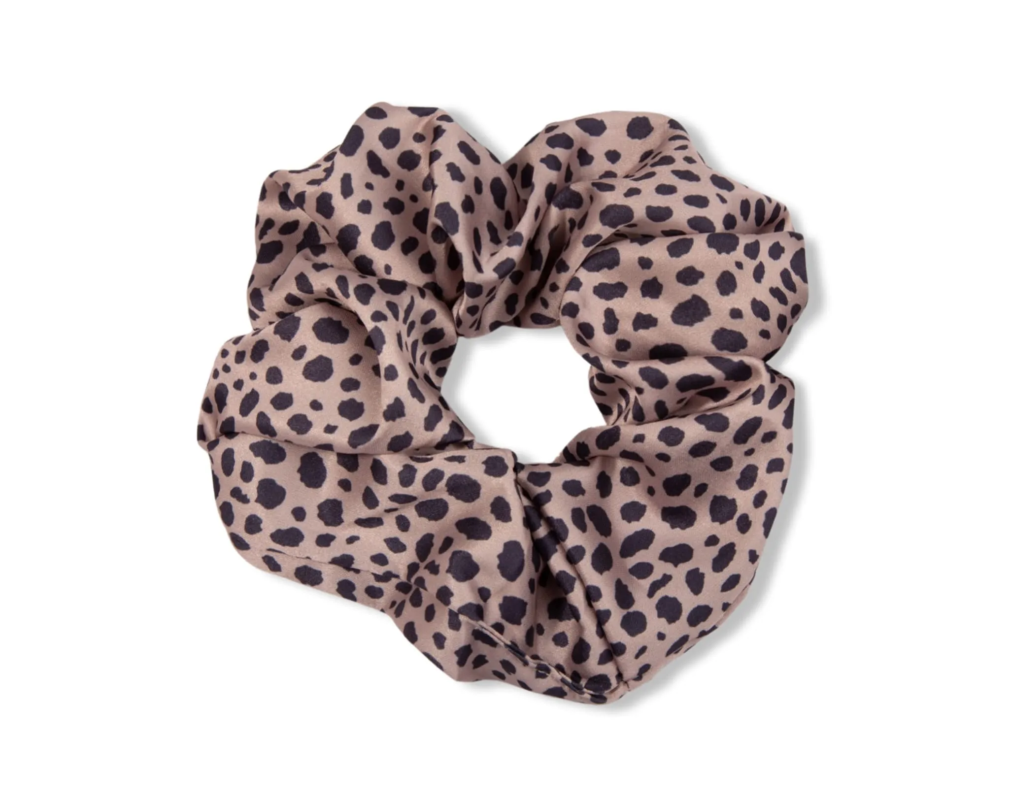 Only Curls Satin Scrunchies - Leopard and Animal Print Twin Pack