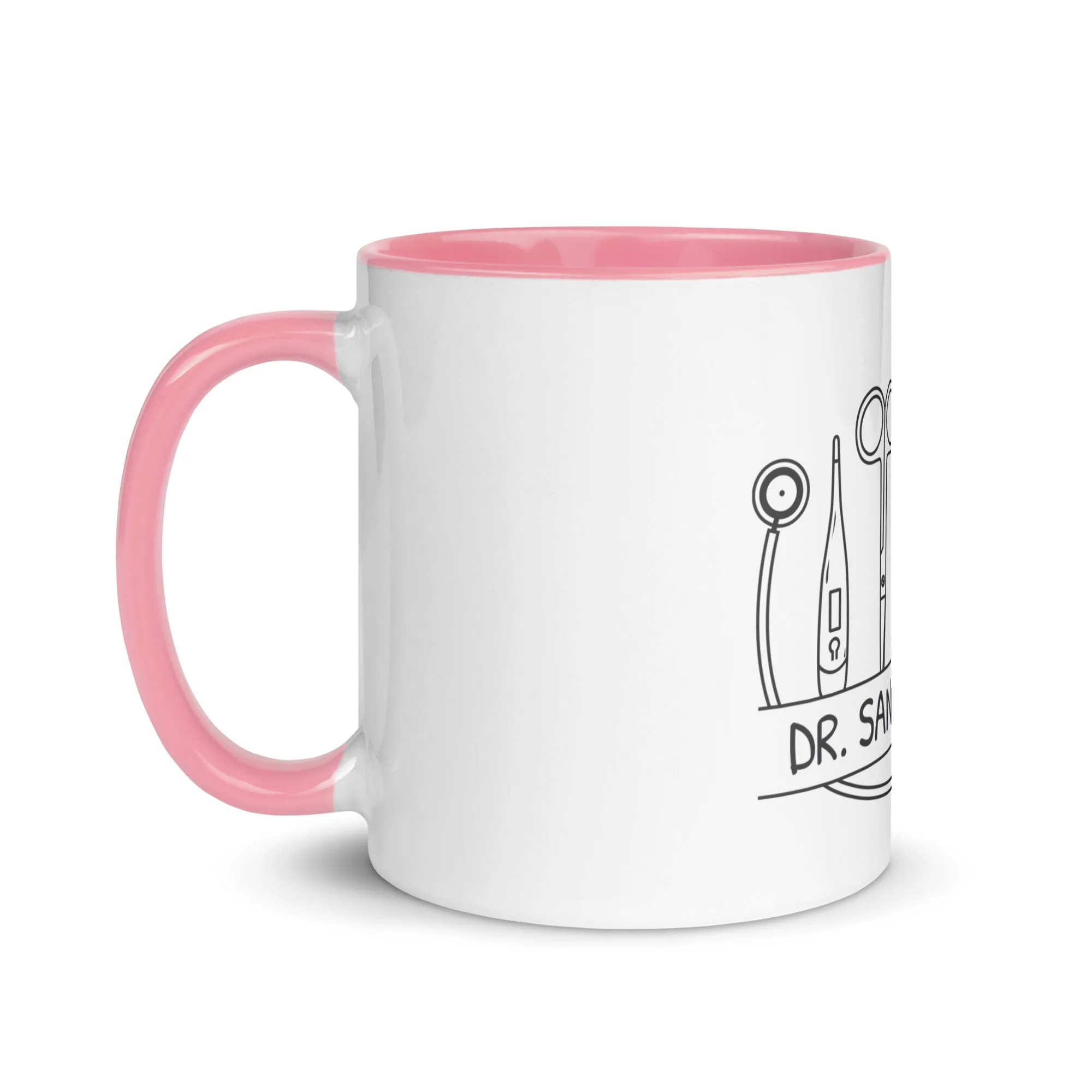 Personalized with name and instruments Mug with Color Inside