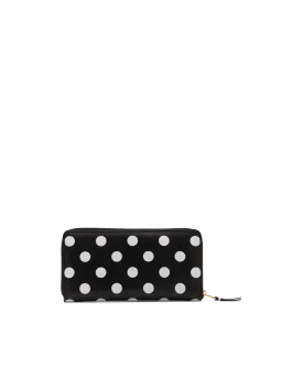 Polka Dot Large Zip Wallet