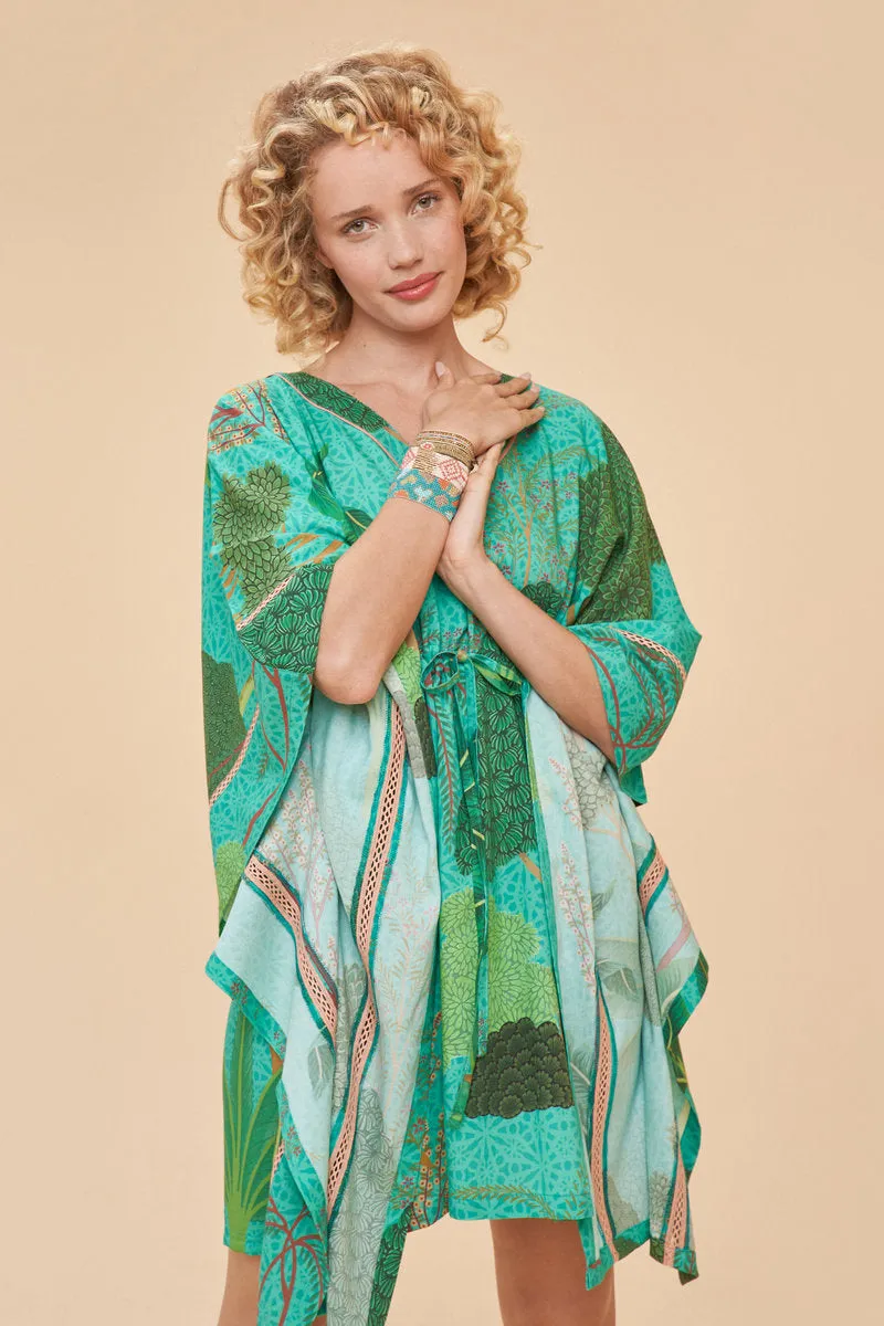 Powder Design Secret Paradise Beach Cover Up- Aqua