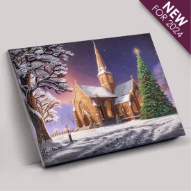 "Silent Night" Crystal Art Canvas Kit 45cmx35cm