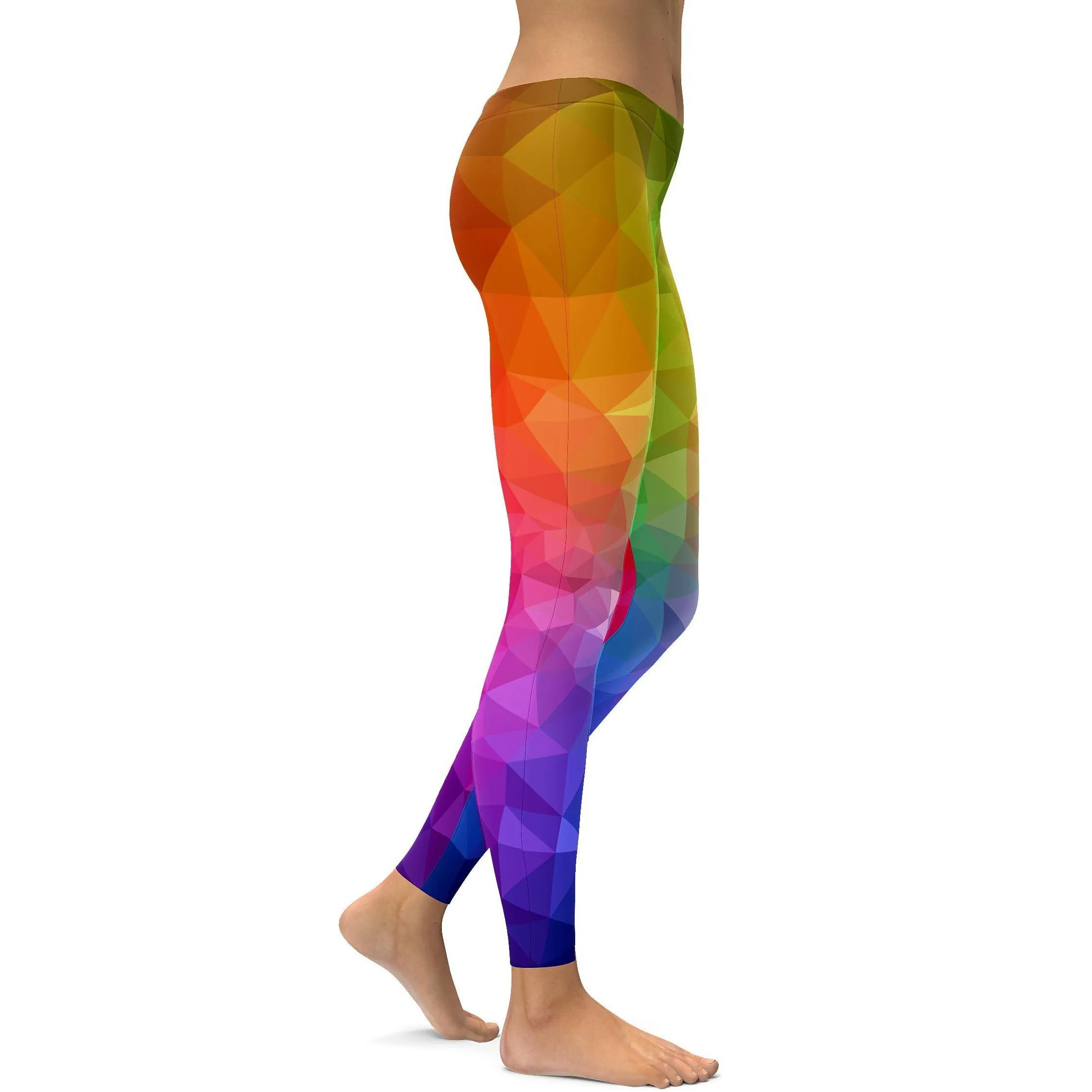 Rainbow Polygon Leggings