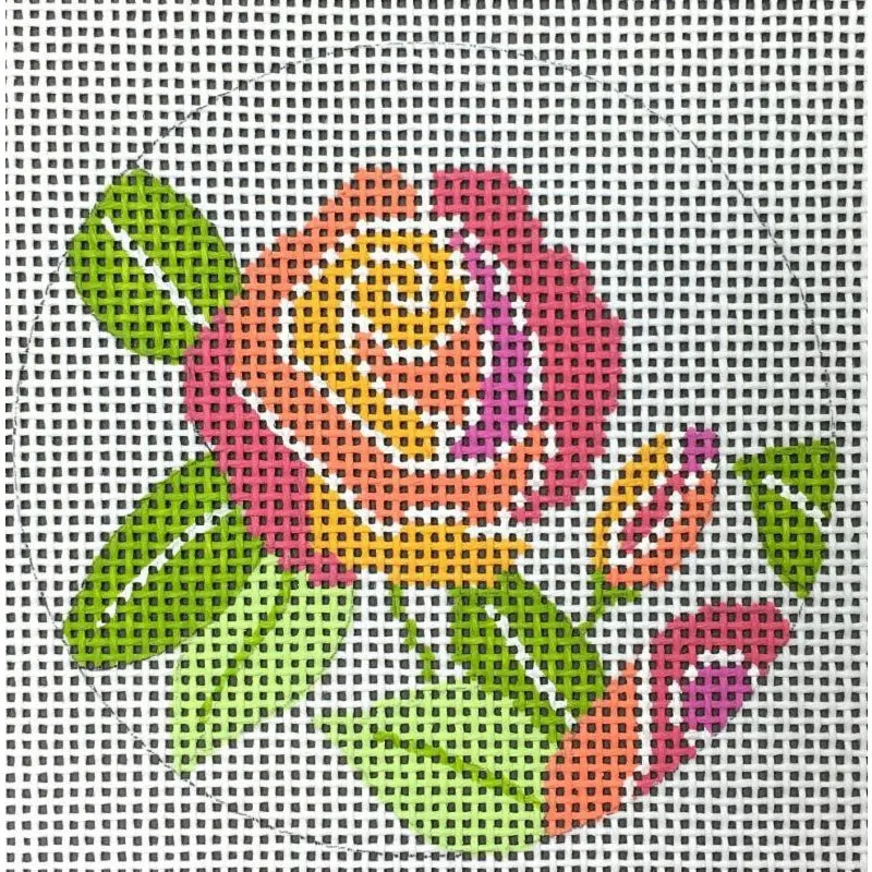 Rose Needlepoint Canvas