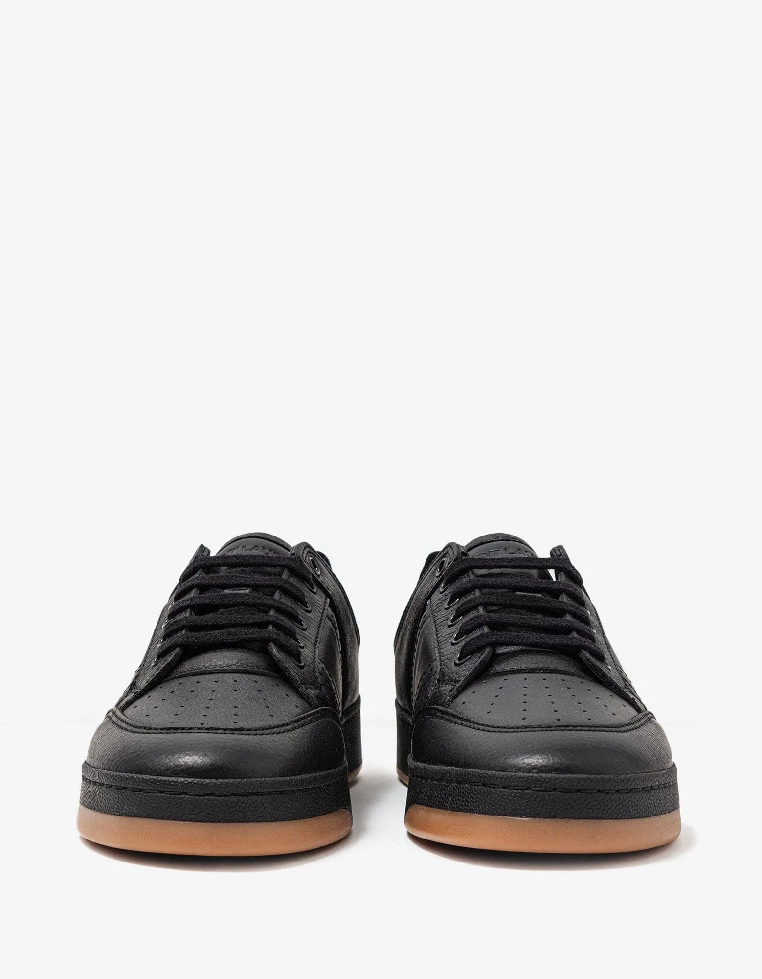 Saint Laurent Black SL/61 Leather Trainers