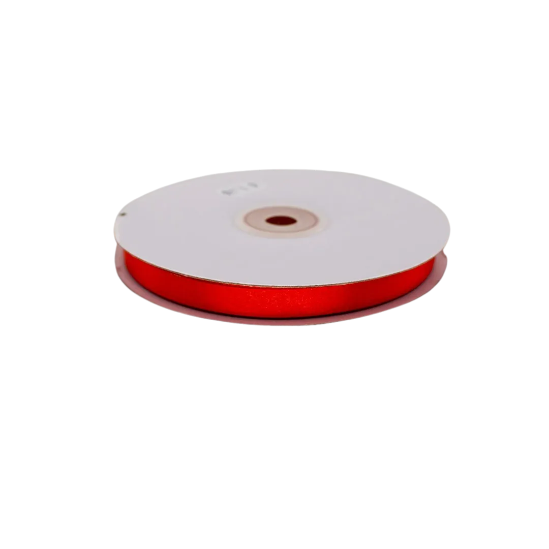 SATIN RIBBON RED 10MMX50M