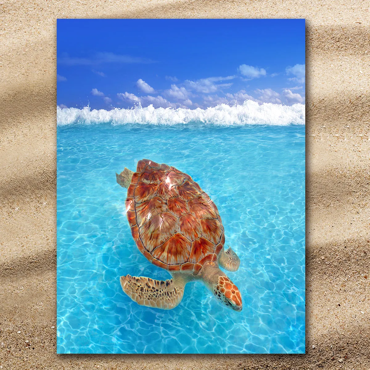 Sea Turtle Extra Large Towel