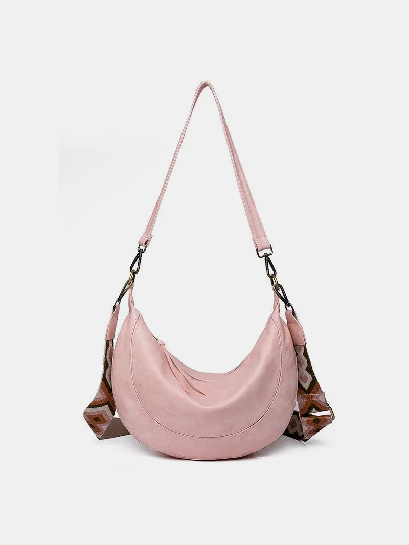 Synthetic Leather Removable Strap Crossbody Bag | Crossbody Bags