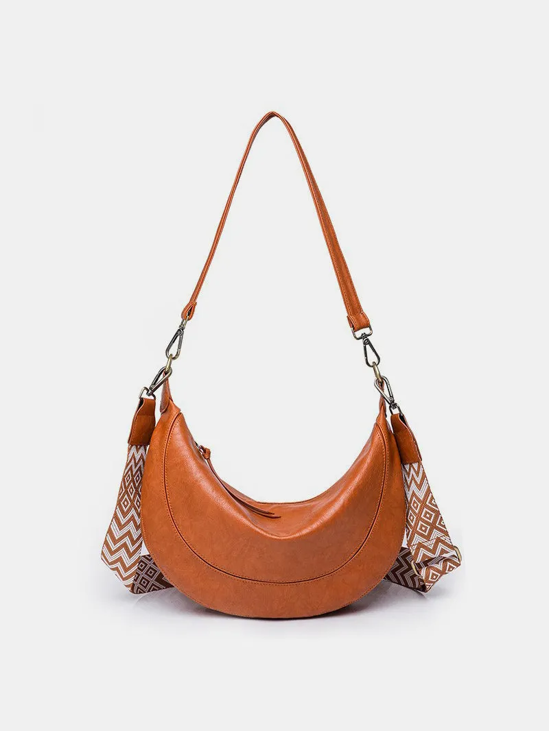 Synthetic Leather Removable Strap Crossbody Bag | Crossbody Bags