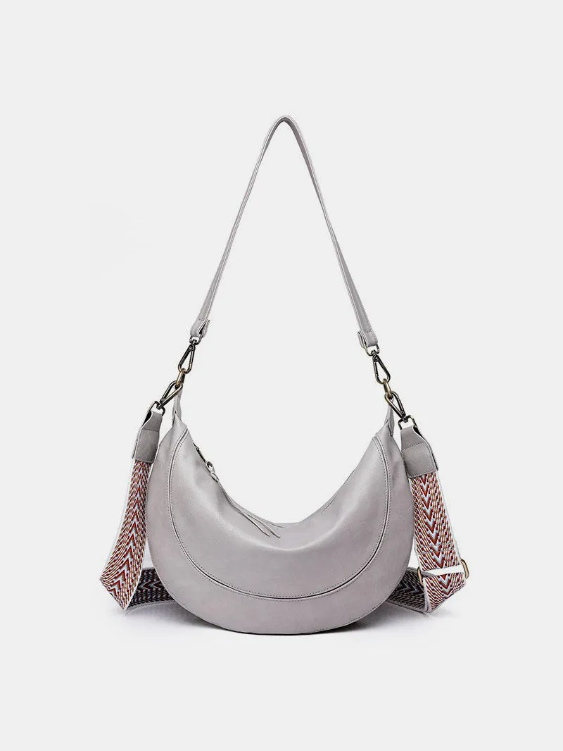 Synthetic Leather Removable Strap Crossbody Bag | Crossbody Bags