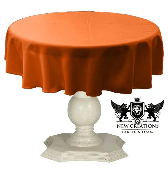 TABLECLOTH DULL BRIDAL SATIN (54" Round)