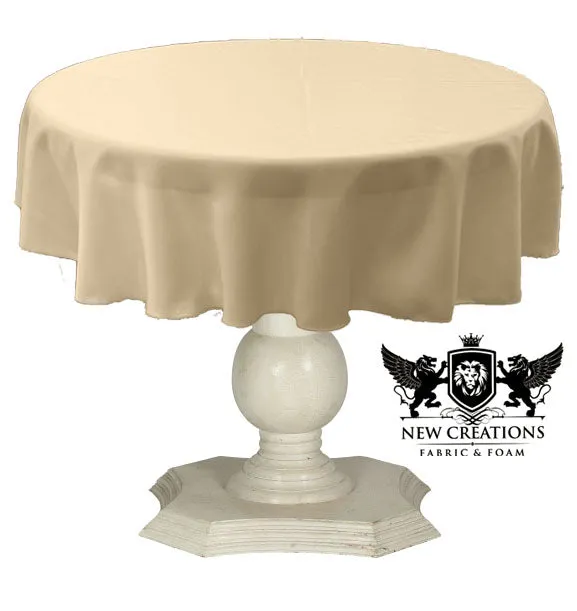 TABLECLOTH DULL BRIDAL SATIN (54" Round)