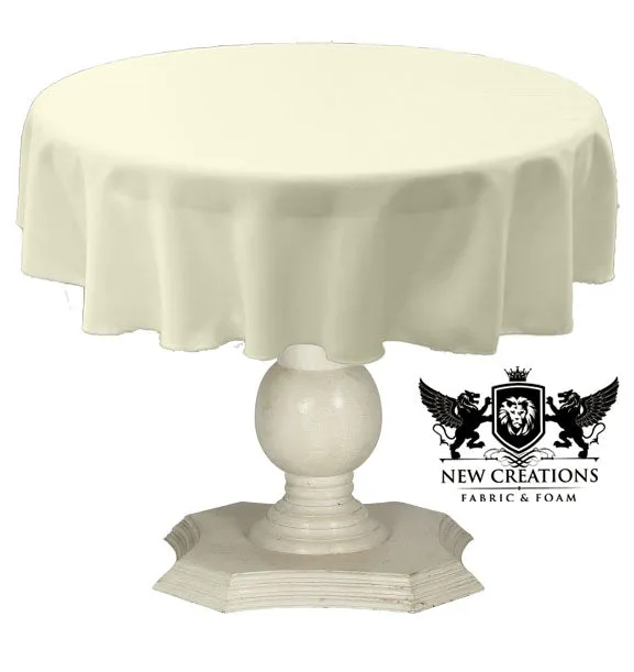 TABLECLOTH DULL BRIDAL SATIN (54" Round)