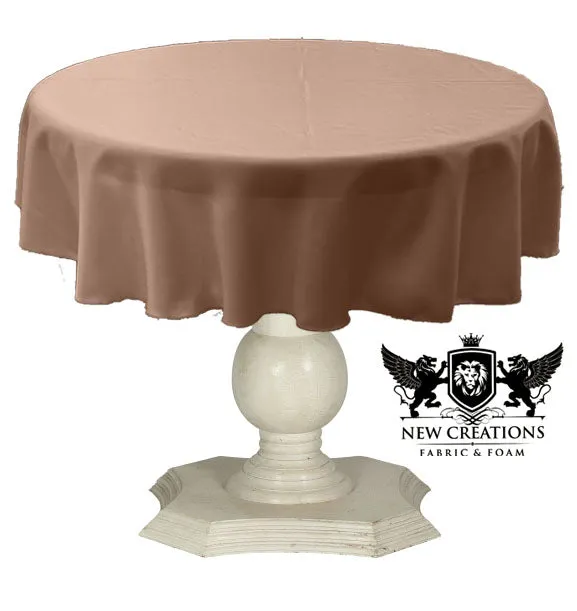 TABLECLOTH DULL BRIDAL SATIN (54" Round)