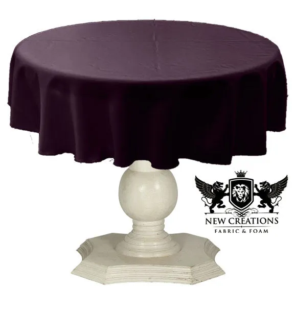 TABLECLOTH DULL BRIDAL SATIN (54" Round)