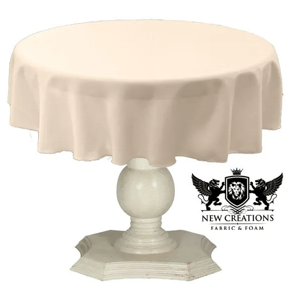 TABLECLOTH DULL BRIDAL SATIN (54" Round)