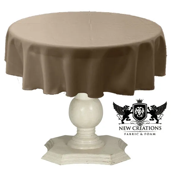 TABLECLOTH DULL BRIDAL SATIN (54" Round)