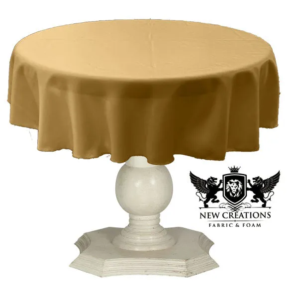 TABLECLOTH DULL BRIDAL SATIN (54" Round)