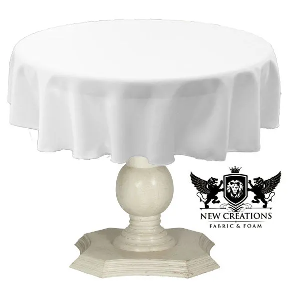 TABLECLOTH DULL BRIDAL SATIN (54" Round)